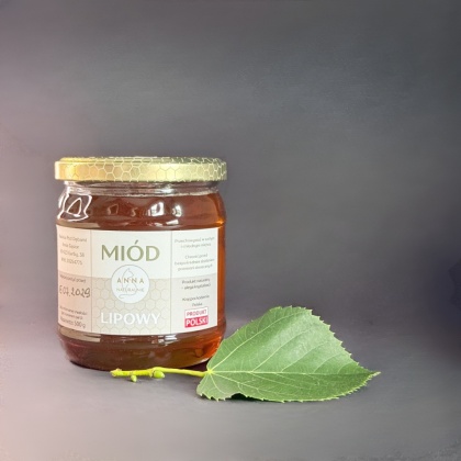 Miód lipowy - 500 g z Pasieki pod Dębami
