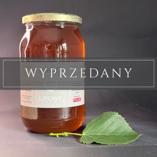 Miód lipowy - 1100 g z Pasieki pod Dębami