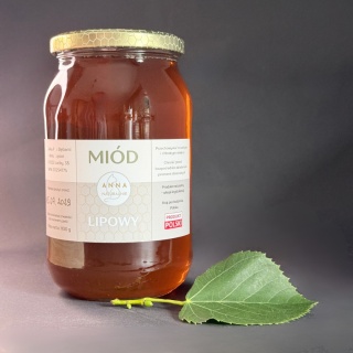 Miód lipowy - 1100 g z Pasieki pod Dębami