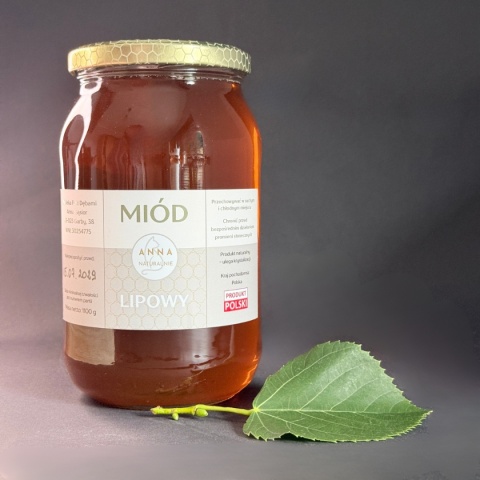 Miód lipowy - 1100 g z Pasieki pod Dębami