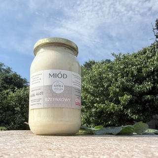 Miód rzepakowy kremowany – 1100 g