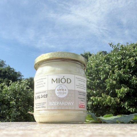 Miód rzepakowy kremowany – 500 g